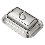 Vertigo Silver Plated Butter Dish with Lid CHRISTOFLE Christofle