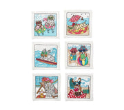 Bow Meow Cocktail Napkin Set of 6 BARWARE Kim Seybert