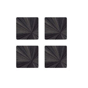 Soleil Square Coasters Set of 4 Hestia Living Anthracite