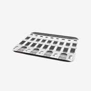 Architettura Tray B&W w Leather Holder TRAYS Fornasetti