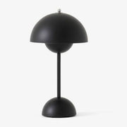 Flowerpot Portable Table Lamp Lamps Casa Violetas LLC Black