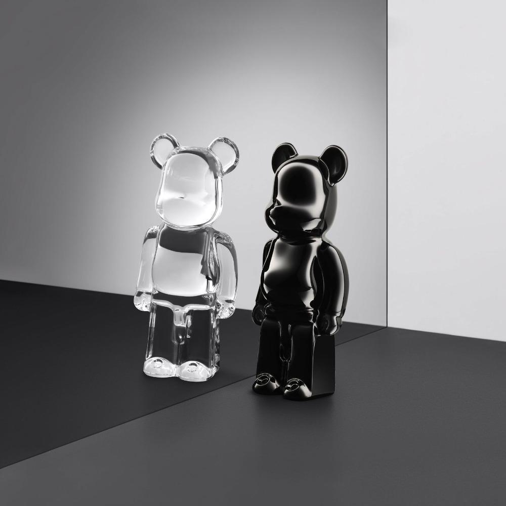 400% Bearbrick Figure - 11 Inch (28cm) Black & White - WITH BOX - Urban Vinyl Toy