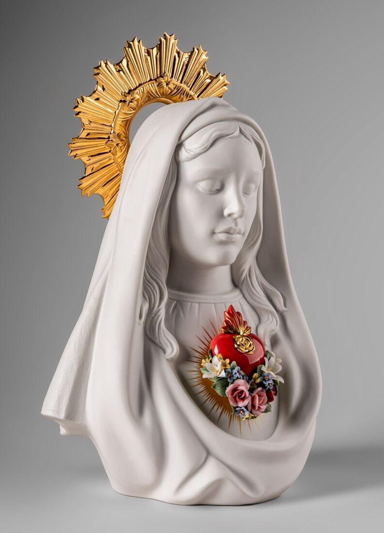 Inmaculate heart of Mary Sculpture Home Accessories LLadro 