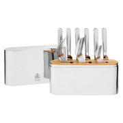 Concorde Case with L' Ame (24 pieces) FLATWARE Christofle Polish Stainless Steel 