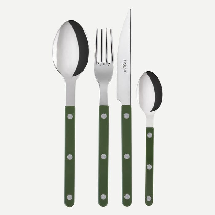 Bistrot - 4 Piece Cutlery Set Sabre Paris Green 