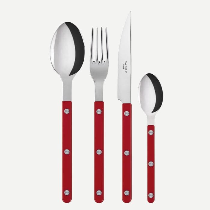 Bistrot - 4 Piece Cutlery Set Sabre Paris Red 