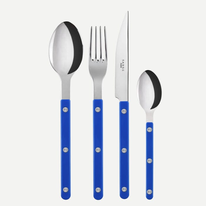 Bistrot - 4 Piece Cutlery Set Sabre Paris Lapis Blue 