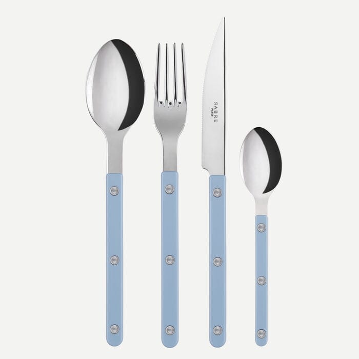 Bistrot - 4 Piece Cutlery Set Sabre Paris Pastel Blue 