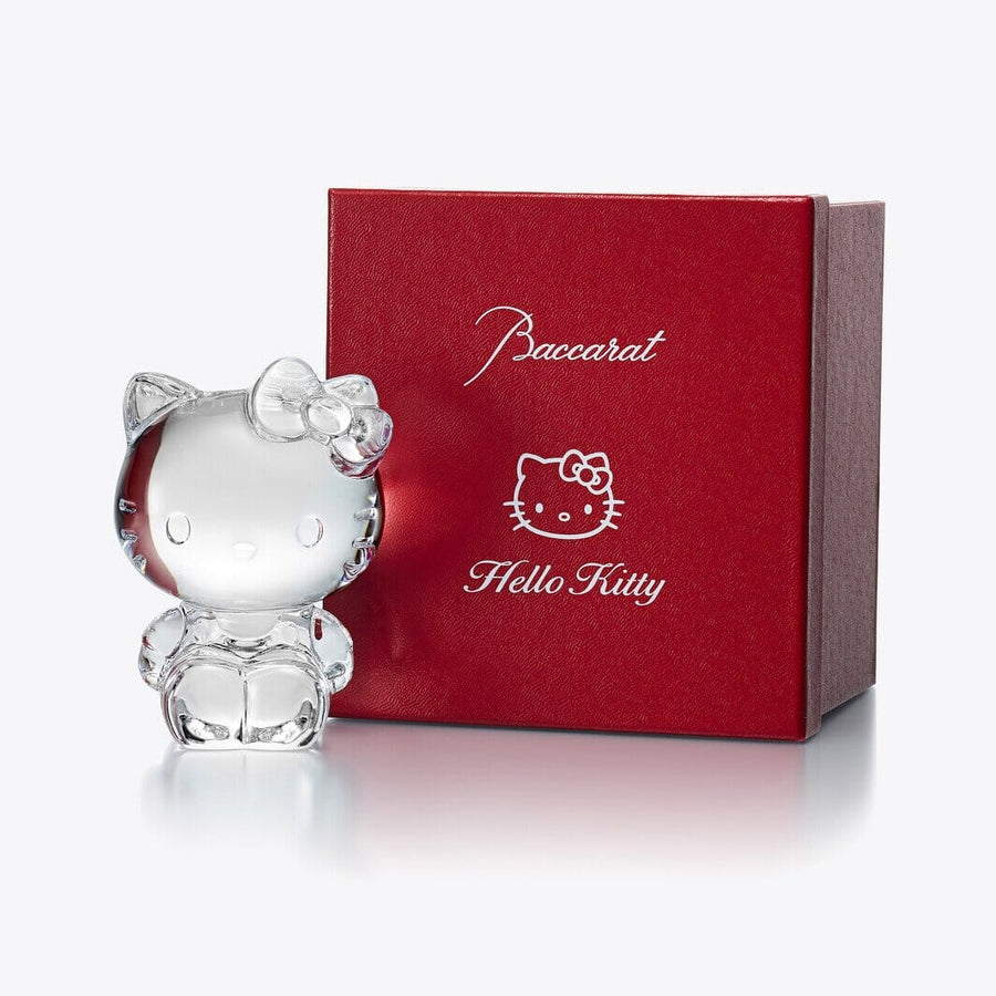 Hello Kitty Figurine Sculpture Baccarat 
