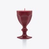 Harcourt Glass Candle Candles Baccarat Red 