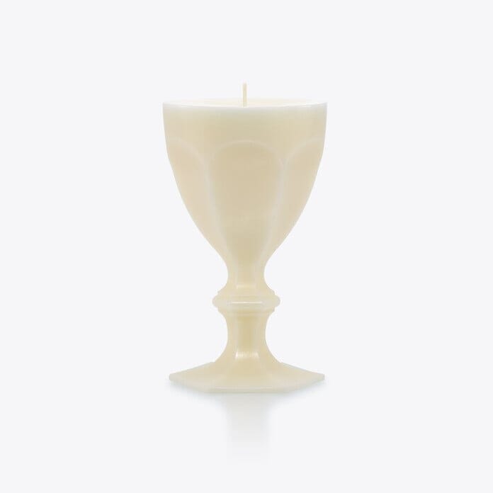 Harcourt Glass Candle Candles Baccarat Ivory 