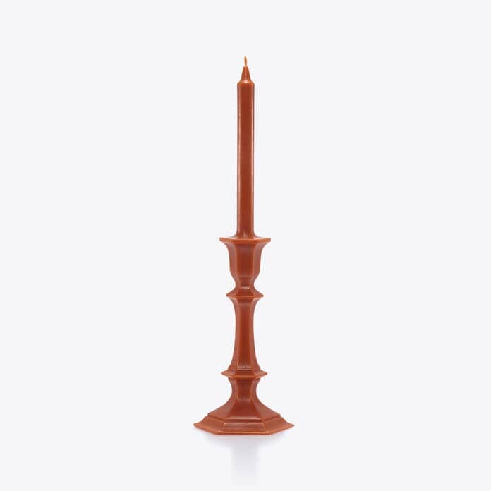 Harcourt Candlestick Candles Baccarat Orange 