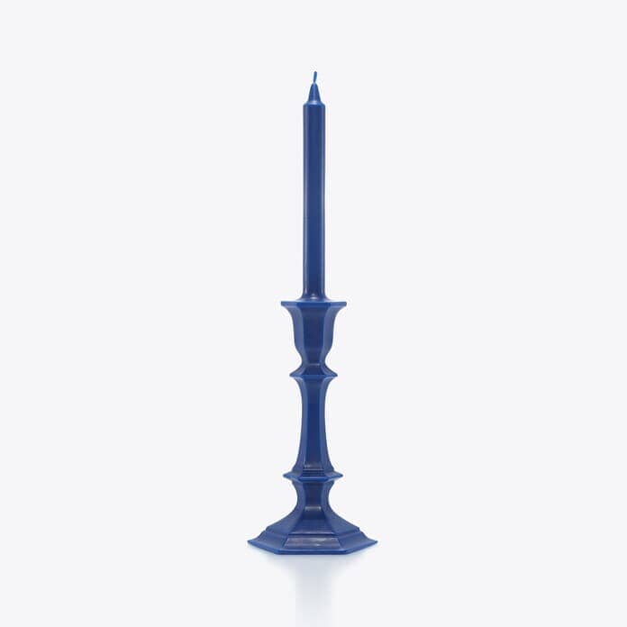 Harcourt Candlestick Candles Baccarat Blue 