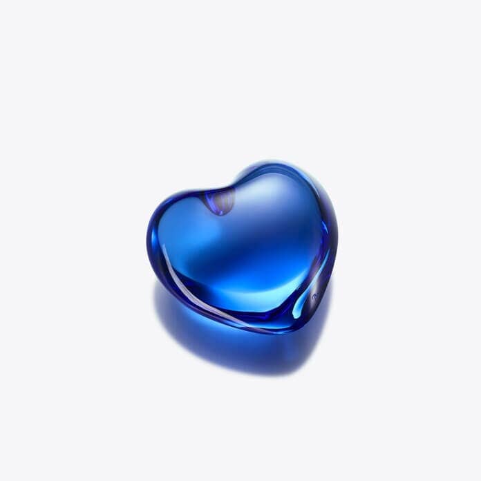 Amor Heart Home Accessories Baccarat Blue 