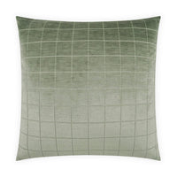 Camden Check Cushion – Aloe