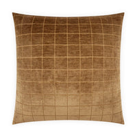 Camden Check Cushion – Cumin
