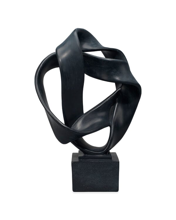 Intertwined Object On Stand HOME DECOR Jamie Young Black 