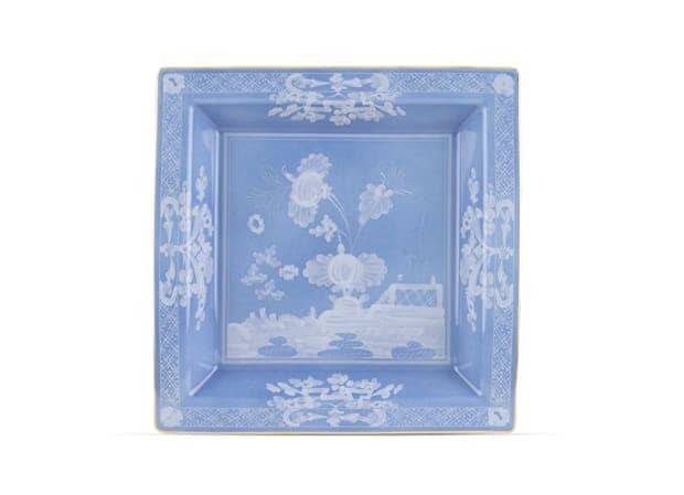 Oriente Italiano- Square Vide Poche Large HOME DECOR Ginori 1735 Pervinca 