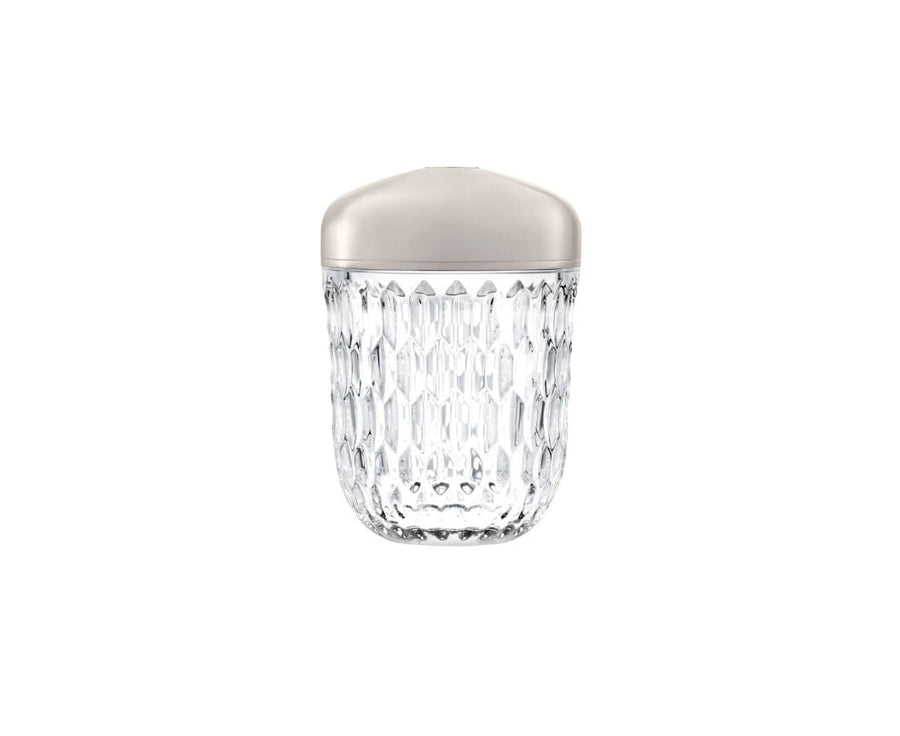 Folia Mini Portable Lamp Lighting Saint Louis Crystal Silver 