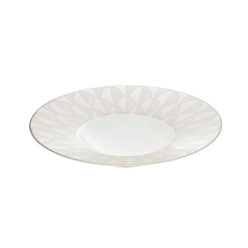 Malmaison Imperiale Rim Soup Plate Platinum TABLEWARE Christofle 