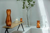 Sculpt Vase Cognac VASES LSA International 