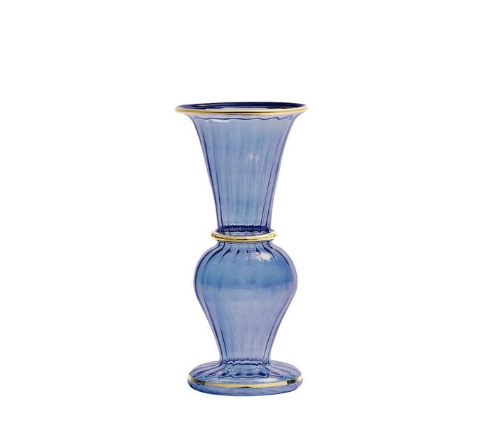 Trumpet Bud Vase HOME DECOR Kim Seybert Blue 