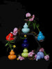 Orange Glossy Mini Gourd Vase Vases Middle Kingdom 