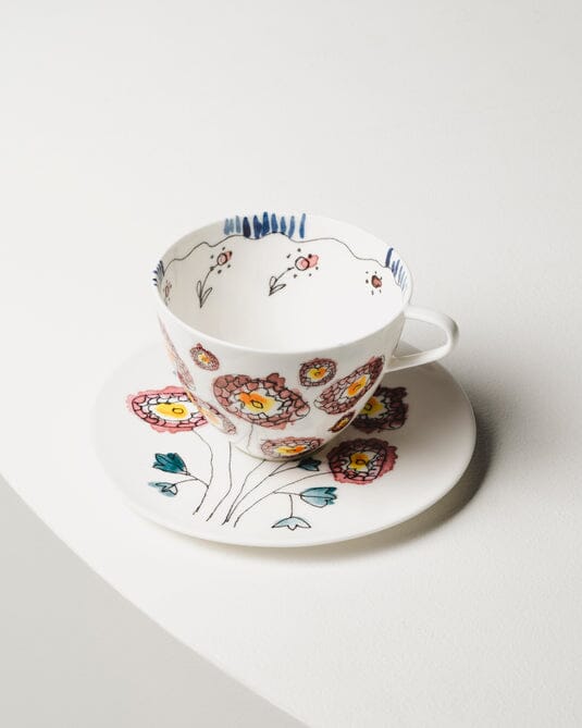 Anemone Cup & Saucer Dinnerware Serax 