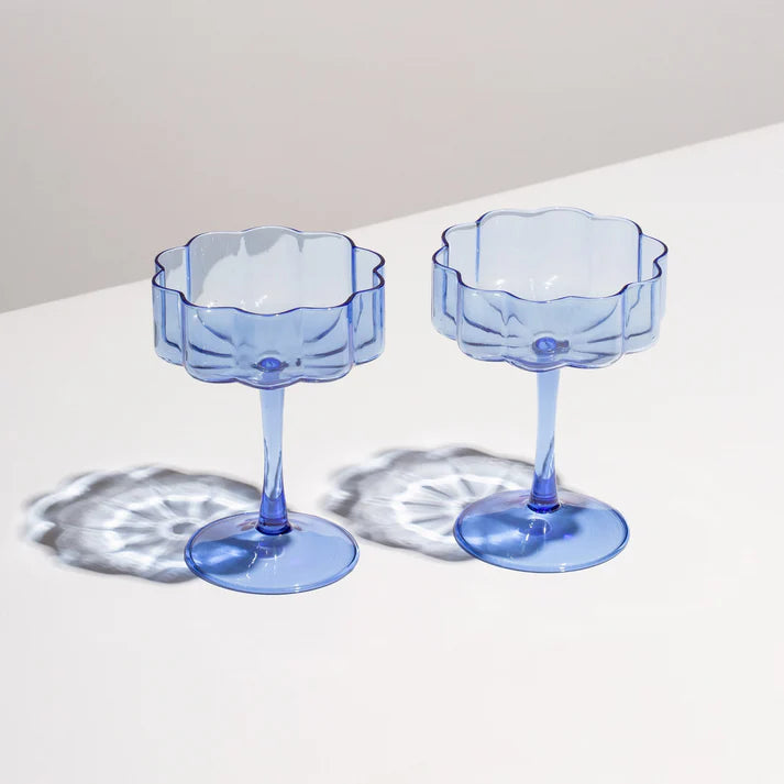 Wave Coupe Glasses (set of 2)