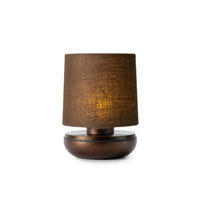 Firefly Table Light Lamp – Bronze/ Brown Linen