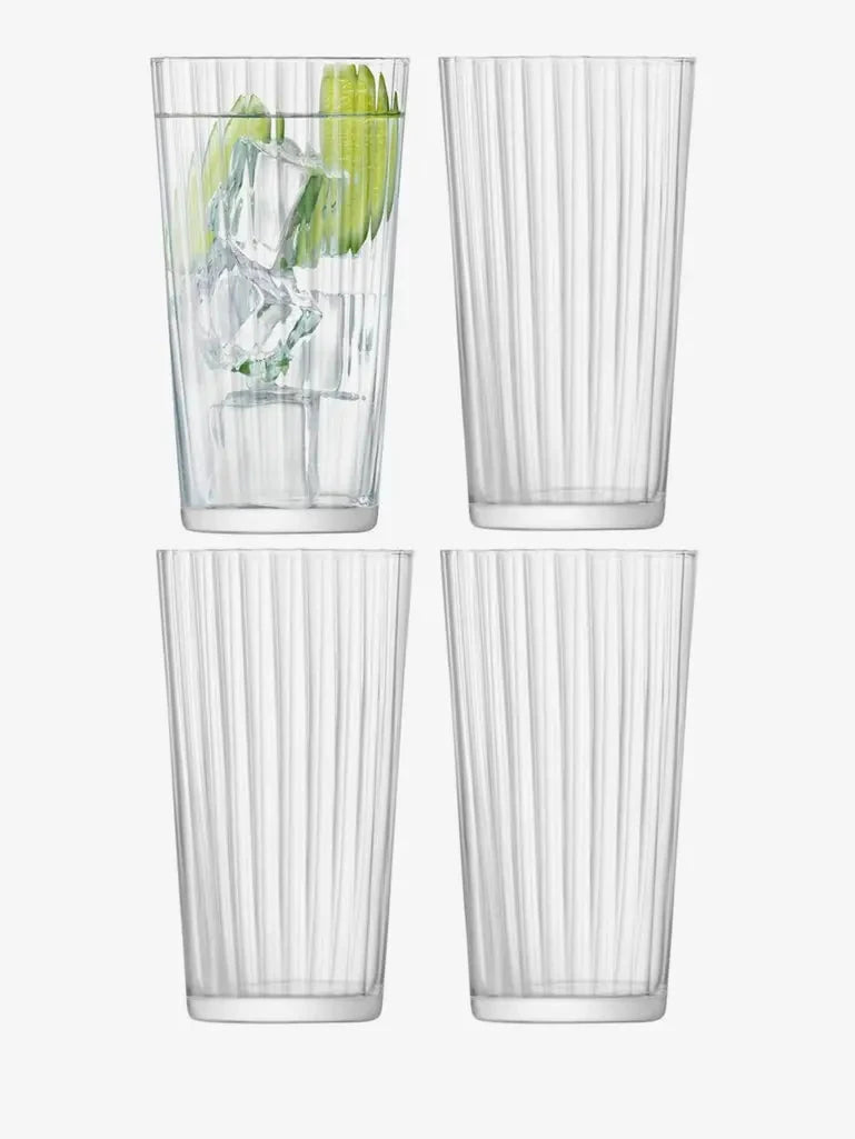 Gio Line Glasses S/4 Barware LSA International 
