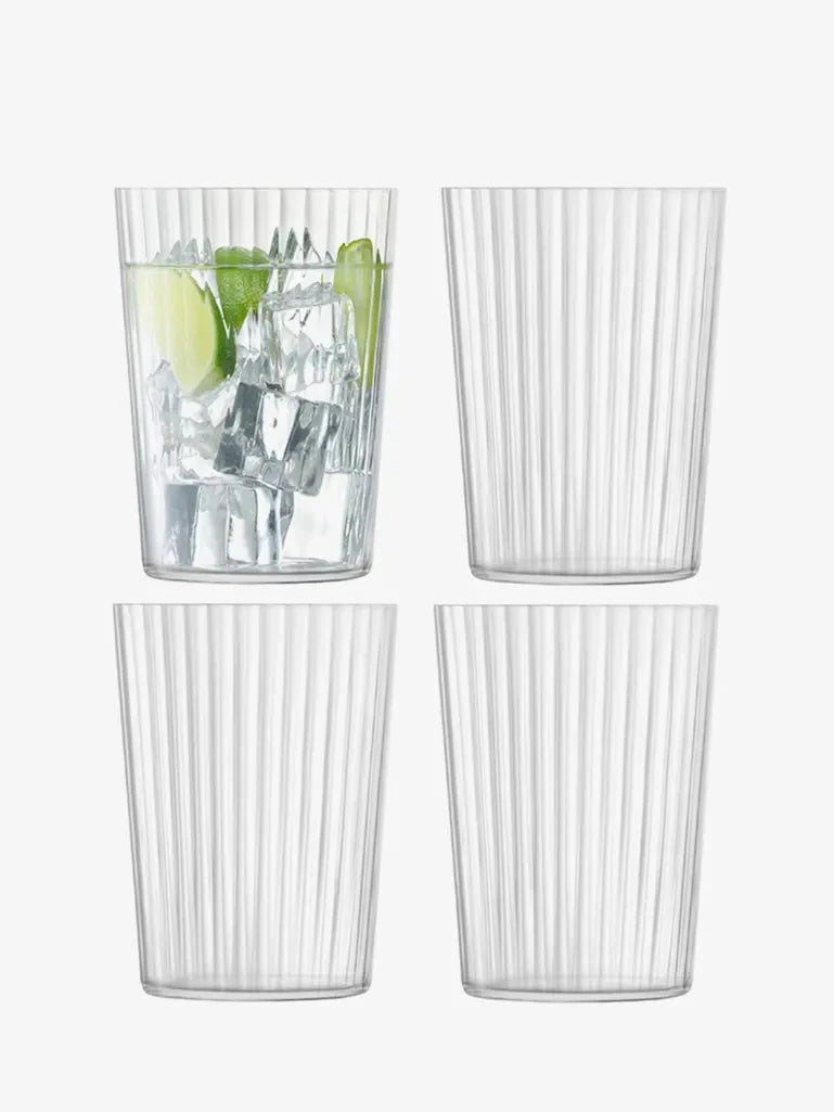 Gio Line Glasses S/4 Barware LSA International 