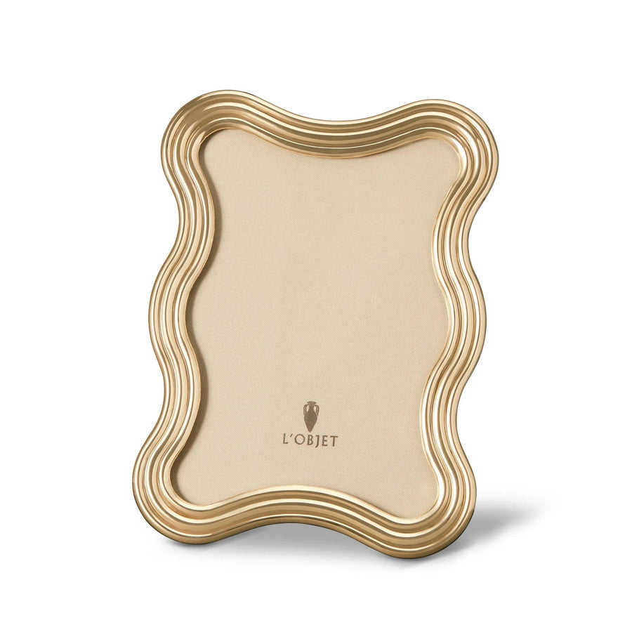 Ripple Frame Gold Home Accessories L'Objet 5x7 