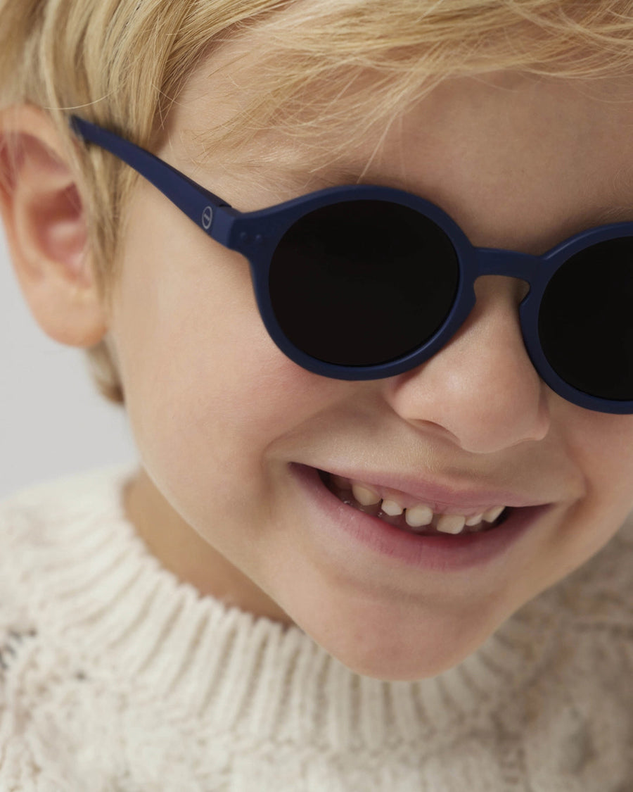 Kids Plus Sunglasses Glasses Izipizi paris Denim Blue #D 