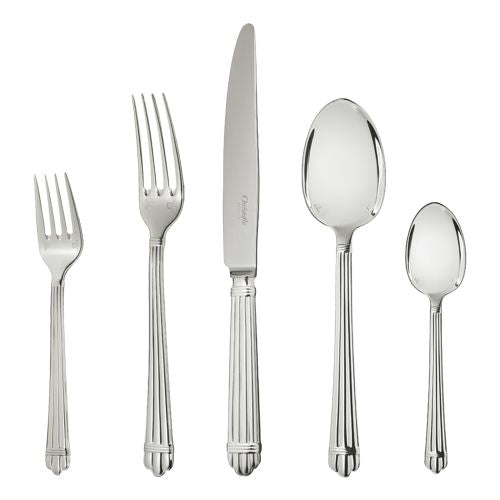 Aria 5 Piece Silver Plated Place Setting Christofle Silver 