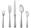Osiris 5pice Stainless Steel Flatware Set FLATWARE Christofle 