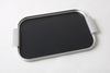 Tray Diamond Black Silver HOME ACCESSORIES Kaymet London Limited 