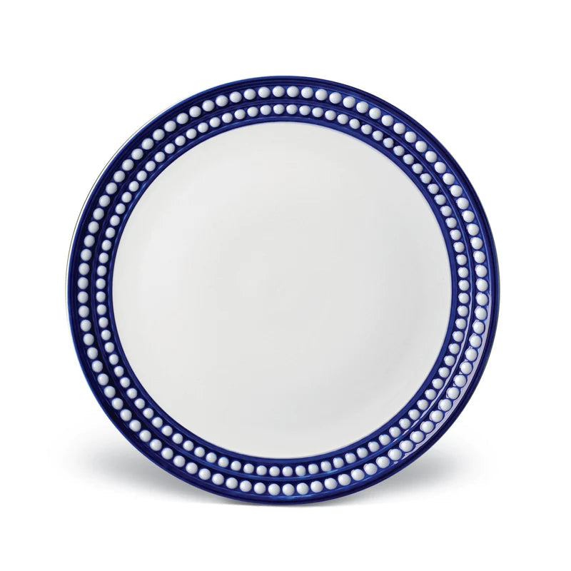 Perlee Dinner Plate Blue Dining L'Objet 