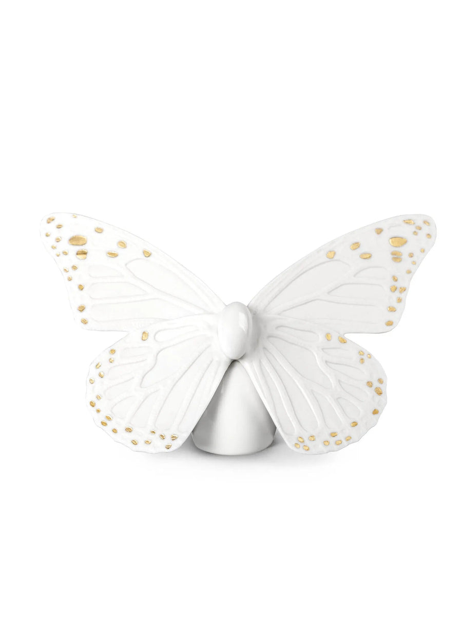 Butterfly Golden Luster/White Home Accessories Lladro 