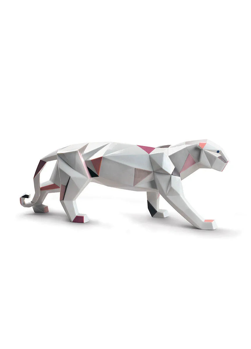 Panther Figure Home Accessories Lladro White 