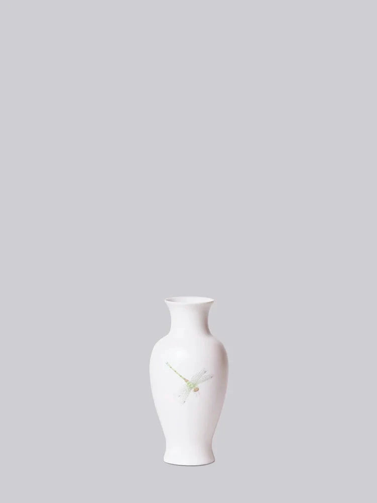 Dragonfly Hand Painted Mini Pear Vase Vases Middle Kingdom 