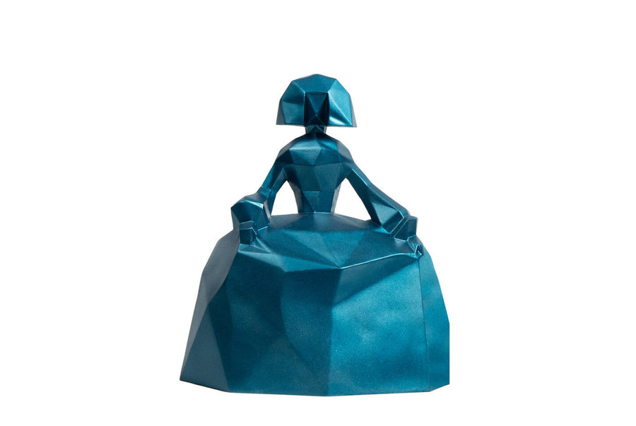 Menina XS HOME DECOR Felipao Art Metallic Blue 