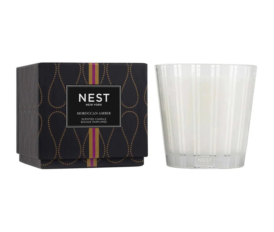 Moroccan Amber 3-Wick Candle Nest Fragrances 