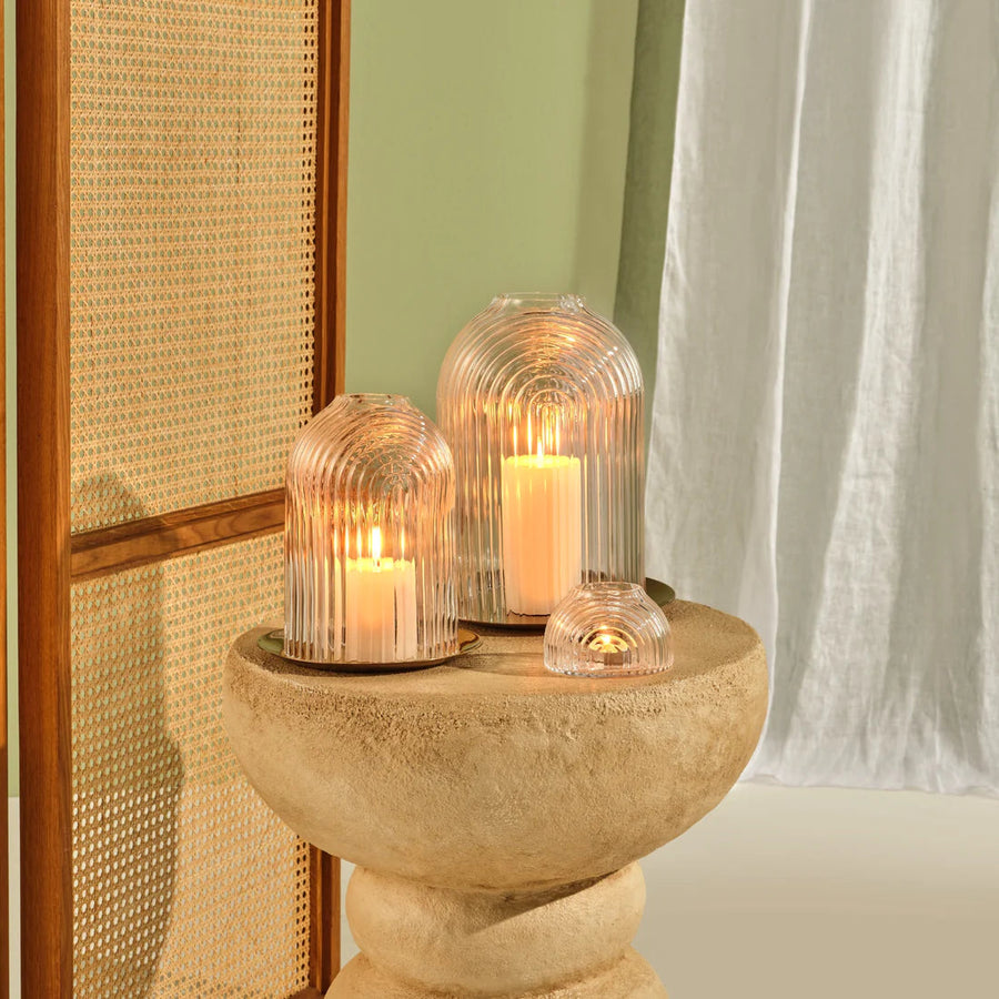 Ilo Candleholder Home Accessories Nude 