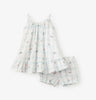 Strawberry Picnic Swiss Dot Sundress w/ Bloomer Elegant BABY 