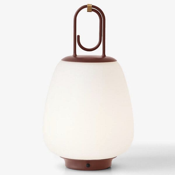 Lucca Portable Lamp &tradition Maroon 