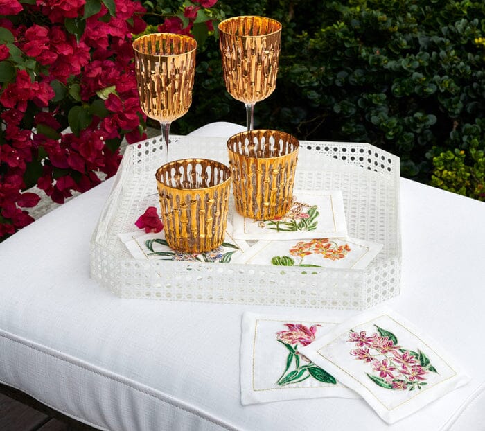 Orchid Cocktail Napkin Set Kim Seybert 