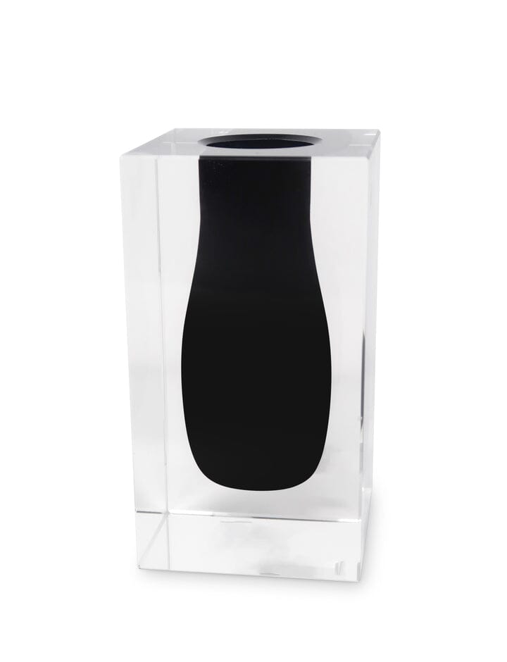 Double Wall Bud Vase Casa Violetas LLC Black 