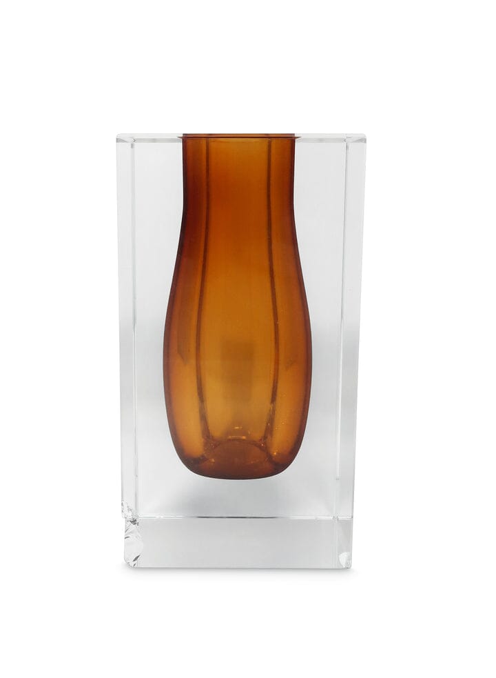 Double Wall Bud Vase Casa Violetas LLC Amber 