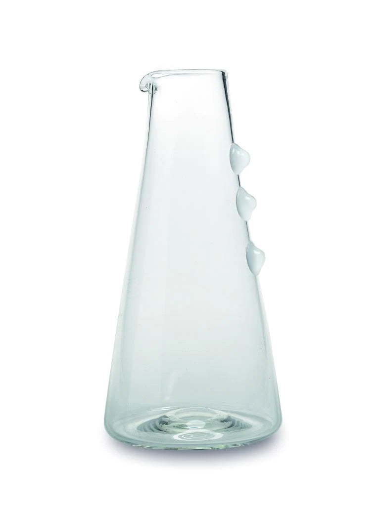 Petoni Carafe GLASSWARE Zafferano White Dots 